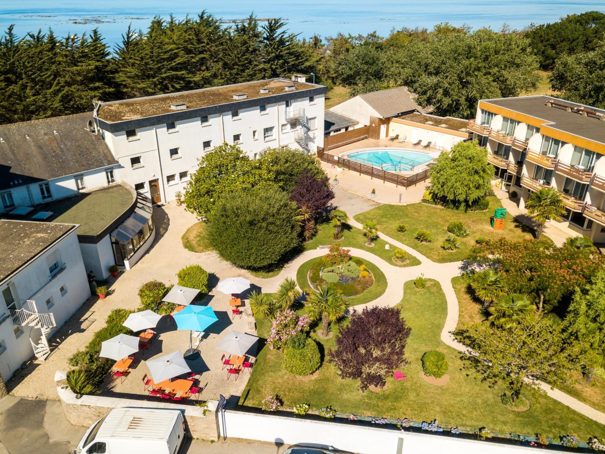 Hôtel de la Pointe de Mousterlin Fouesnant Exterior foto